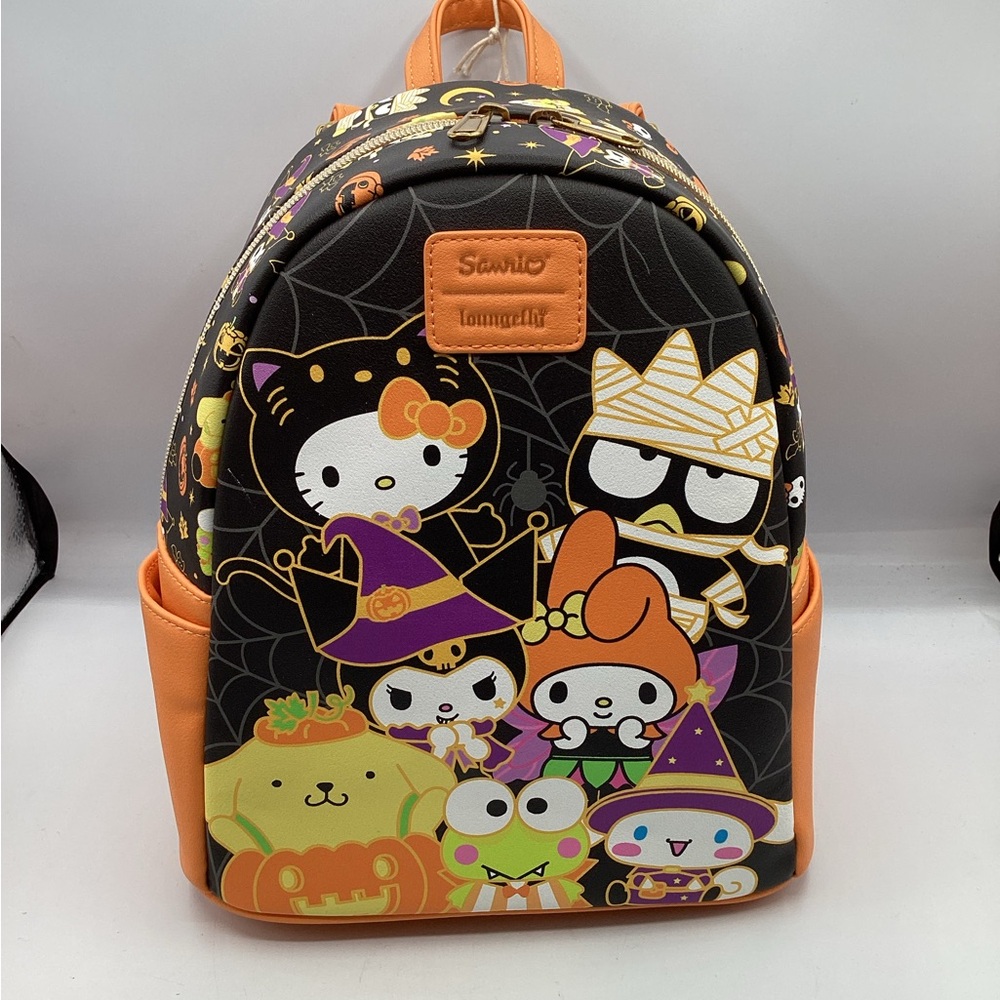 Disney Loungefly Glow In The Dark Mickey & Friends Halloween Mini Backpack New‎